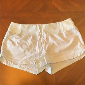 Mint colored Adidas running shorts
